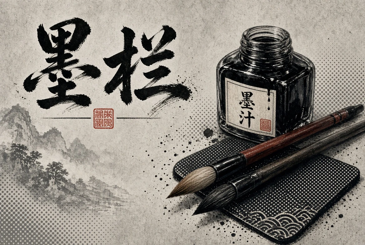 墨栏内容图