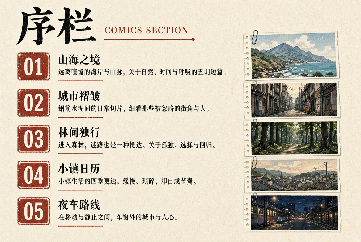 序栏内容图